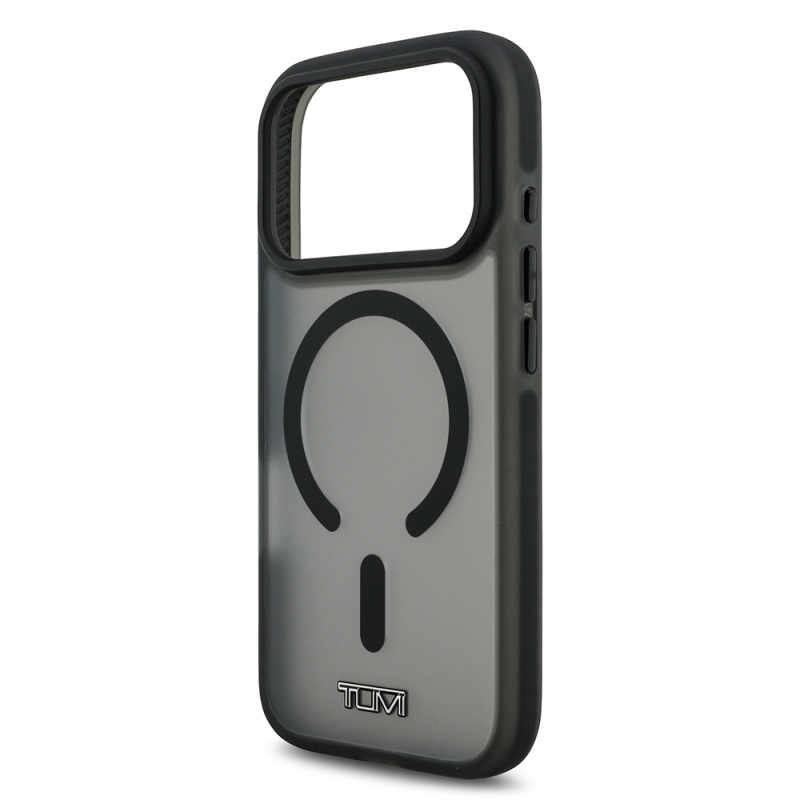 Apple iPhone 17 Pro Kılıf TUMI Orjinal Lisanslı M-safe Şarj Özellikli Buzlu Transparan Kapak - 14