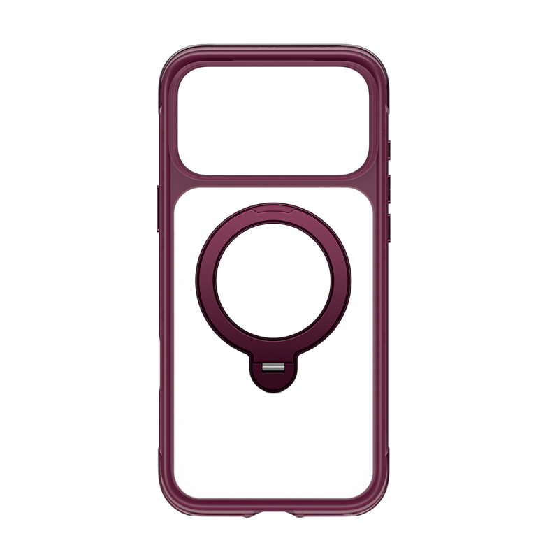 Apple iPhone 17 Pro Kılıf Wiwu AG-203 AeroGuard Ultra Serisi M-safe Şarj Özellikli Airbag Tasarımlı Standlı Kapak - 25