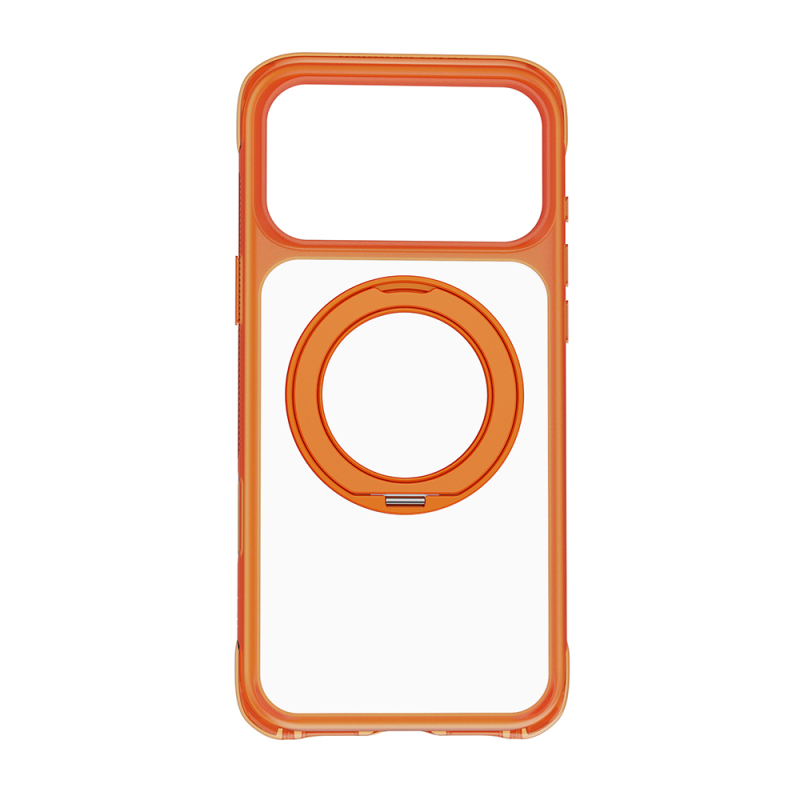 Apple iPhone 17 Pro Kılıf Wiwu AG-203 AeroGuard Ultra Serisi M-safe Şarj Özellikli Airbag Tasarımlı Standlı Kapak - 44
