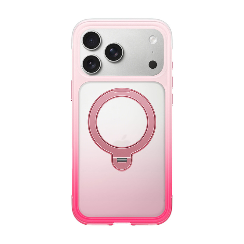 Apple iPhone 17 Pro Kılıf Wiwu AS-204 AeroShield Aurora Ultra Serisi M-safe Şarj Özellikli Airbag Tasarımlı Standlı Kapak - 6