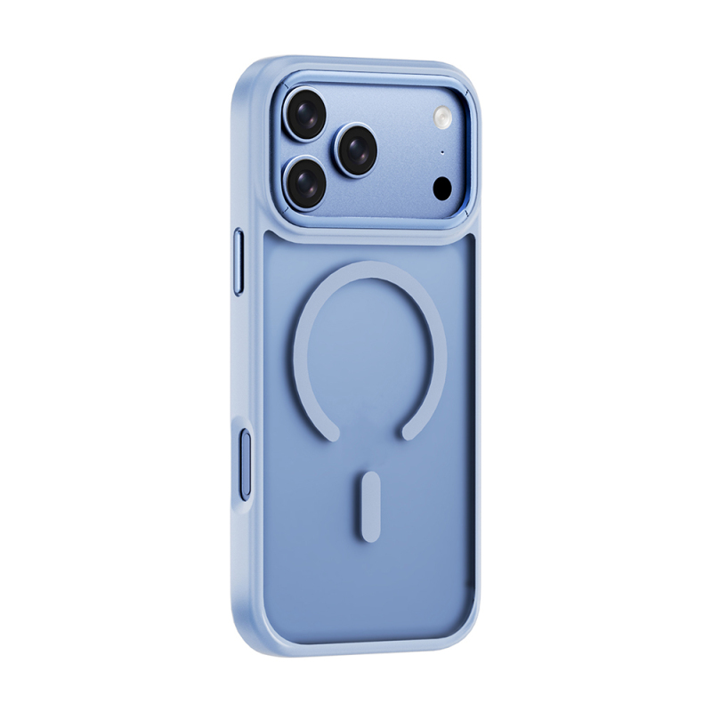 Apple iPhone 17 Pro Kılıf Wiwu FGG-012 ArmorPro Serisi M-safe Şarj Özellikli Parmak İzi Bırakmayan Kılıf - 7