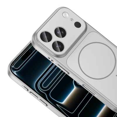 Apple iPhone 17 Pro Kılıf Zore M-Safe Şarj Özellikli Kamera Korumalı Formen Kapak - 17