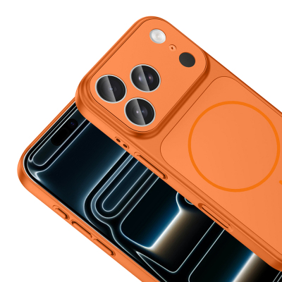 Apple iPhone 17 Pro Kılıf Zore M-Safe Şarj Özellikli Kamera Korumalı Formen Kapak - 19