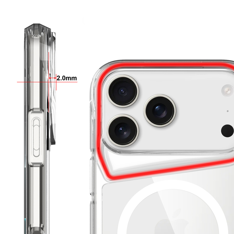 Apple iPhone 17 Pro Kılıf Zore M-safe Şarj Özellikli T-Max M-safe Kapak - 7