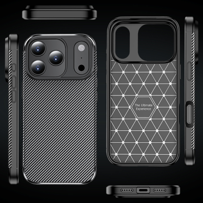 Apple iPhone 17 Pro Kılıf Zore Negro Silikon Kapak - 10