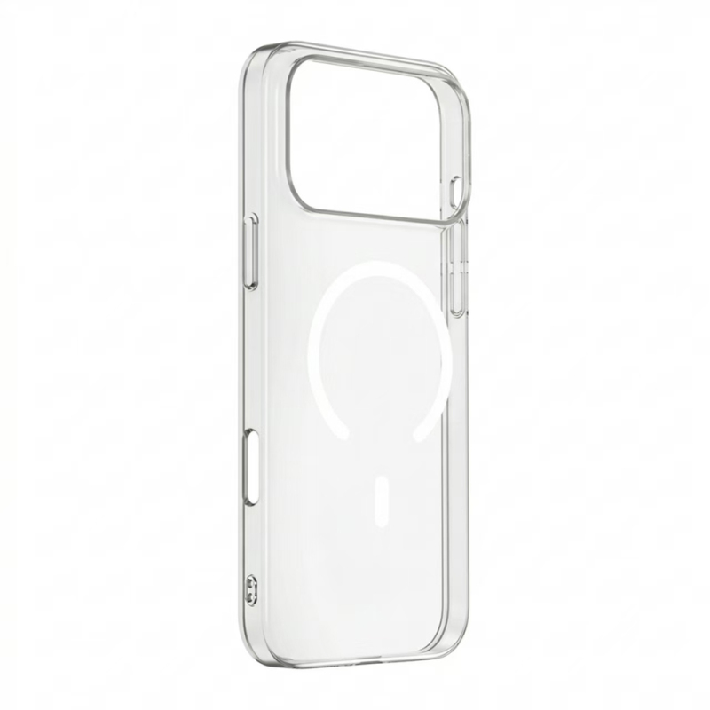 Apple iPhone 17 Pro M-Safe Charging Enabled Transparent Zore London Hard PC Case - 2