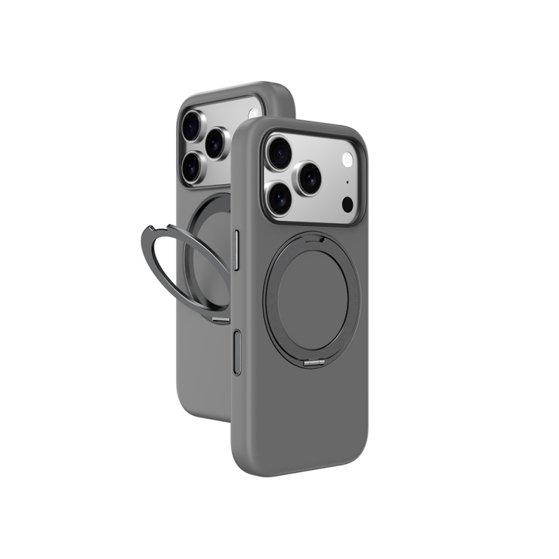 Apple iPhone 17 Pro Max Amazingthing Cloudie MagSpin 360 Derece Standlı M-Safe Kılıf - 4