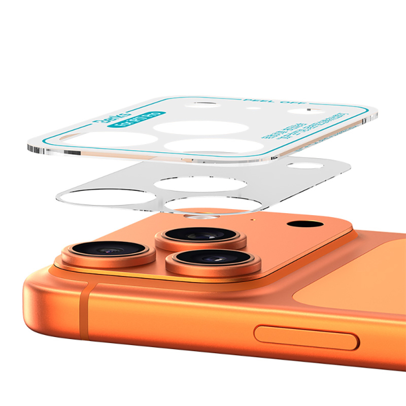 Apple iPhone 17 Pro Max Benks Çizilmelere Karşı Dayanıklı 0.35mm Mat Kamera Full Lens Koruyucu - 10