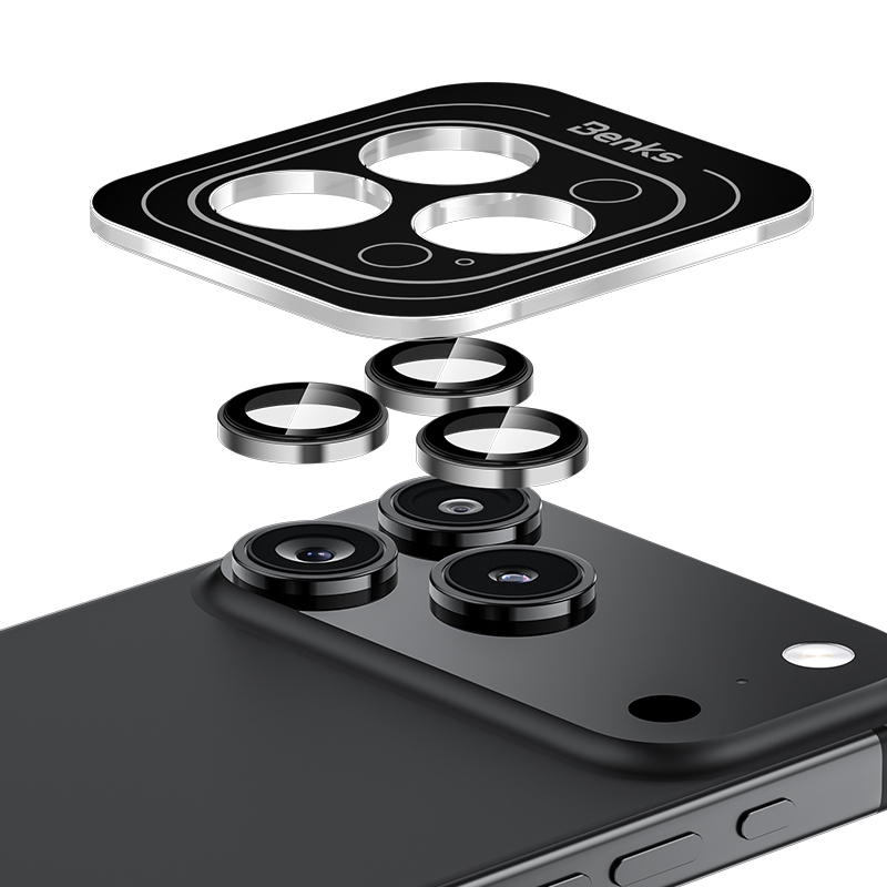 Apple iPhone 17 Pro Max Benks DR Safir Kamera Lens Koruyucu - 4