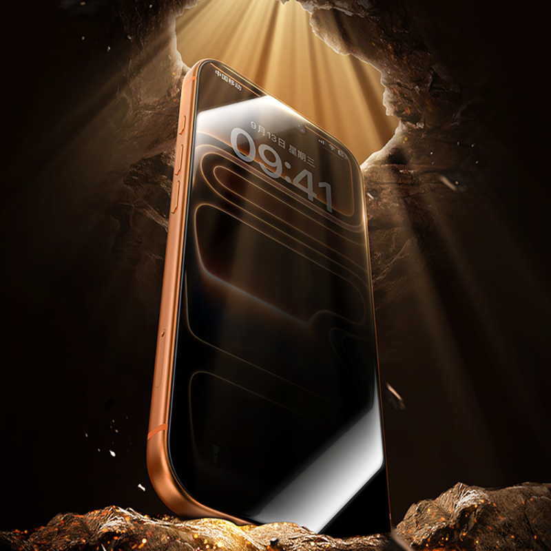 Apple iPhone 17 Pro Max Benks Glass Warrior 2.0 EZFita Privacy Hayalet Cam Ekran Koruyucu + Kolay Uygulama Aparatı - 12