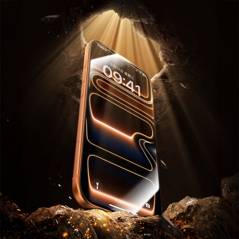 Apple iPhone 17 Pro Max Benks Glass Warrior 2.0 EZFita Safir Cam Ekran Koruyucu + Kolay Uygulama Aparatı - 6