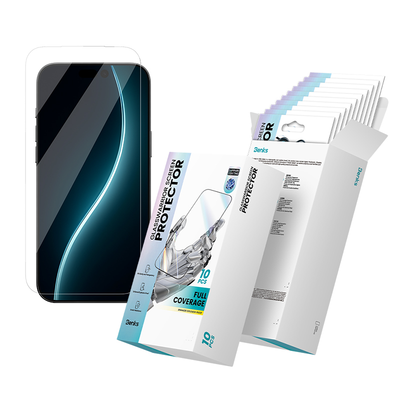 Apple iPhone 17 Pro Max Benks Glass Warrior Privacy HD 0.3mm Cam Ekran Koruyucu 10'lu Paket - 13