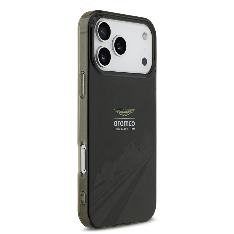 Apple iPhone 17 Pro Max Case Aston Martin Original Licensed M-Safe Charging Feature IML Print Logo Formula Design Cover - 5