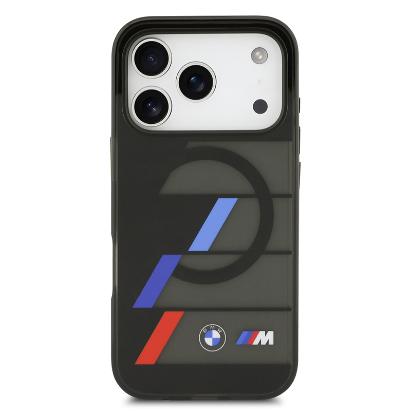 Apple iPhone 17 Pro Max Case BMW Original Licensed M-Safe Charging Feature IML Printed Three Color M Design Cover - 4