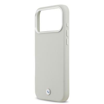 Apple iPhone 17 Pro Max Case BMW Original Licensed M-Safe Charging Feature Metal Logo Full Cover Leather Cover - 22