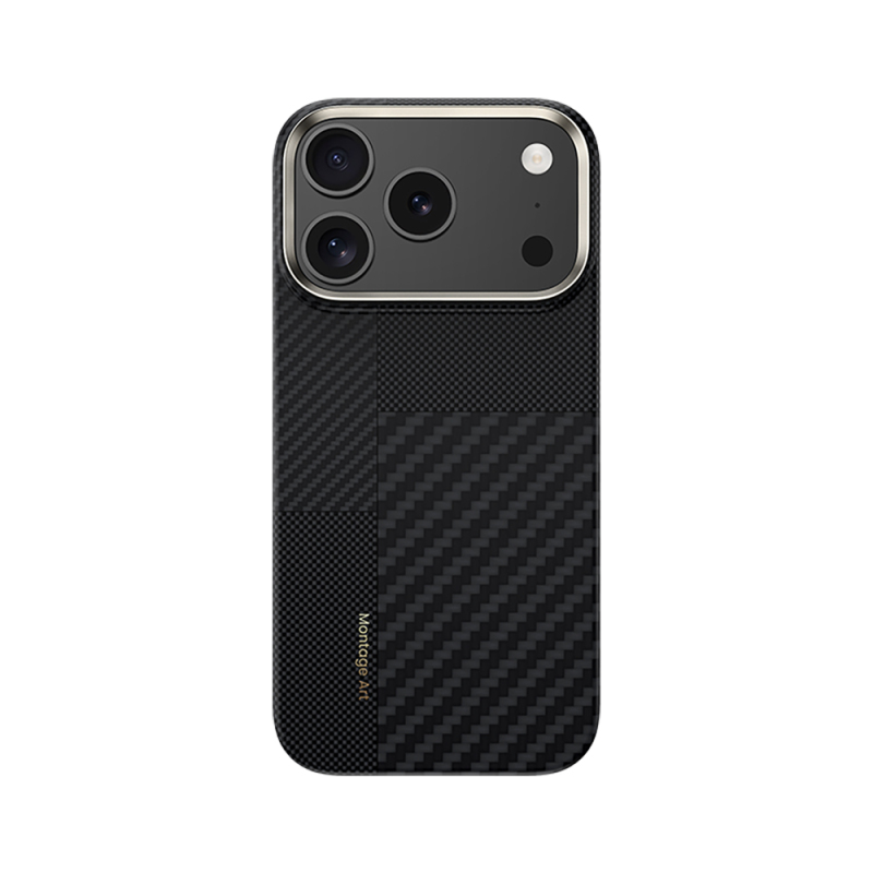 Apple iPhone 17 Pro Max Case Carbon Fiber Benks Montage ArmorAir Kevlar Cover with M-safe Charging Feature - 2