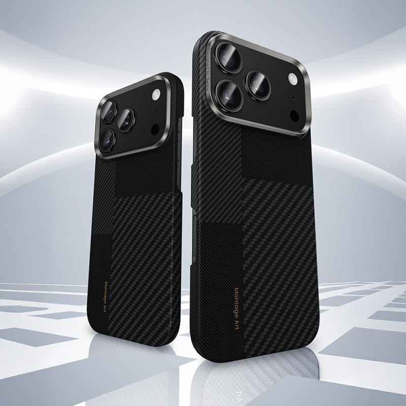 Apple iPhone 17 Pro Max Case Carbon Fiber Benks Montage ArmorAir Kevlar Cover with M-safe Charging Feature - 6