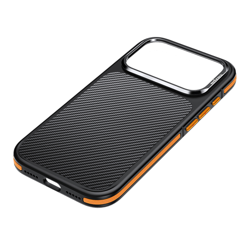 Apple iPhone 17 Pro Max Case Carbon Fiber Look Wlons Marine Cover - 4