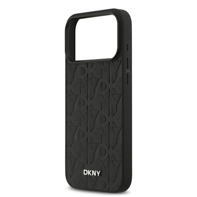Apple iPhone 17 Pro Max Case DKNY Original Licensed M-safe Charging Feature 3D Printed Grid Pattern Cover - 8