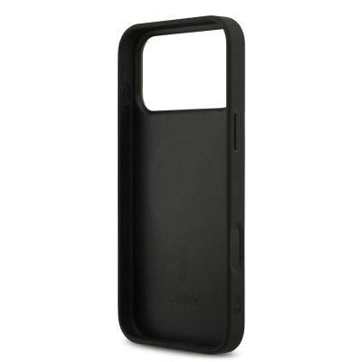 Apple iPhone 17 Pro Max Case DKNY Original Licensed M-safe Charging Feature 3D Printed Grid Pattern Cover - 9