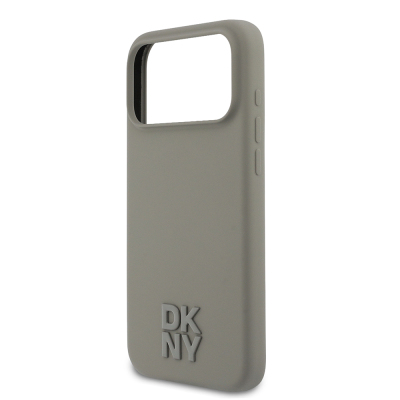 Apple iPhone 17 Pro Max Case DKNY Original Licensed M-Safe Charging Feature Metal Logo Silicone Cover - 8