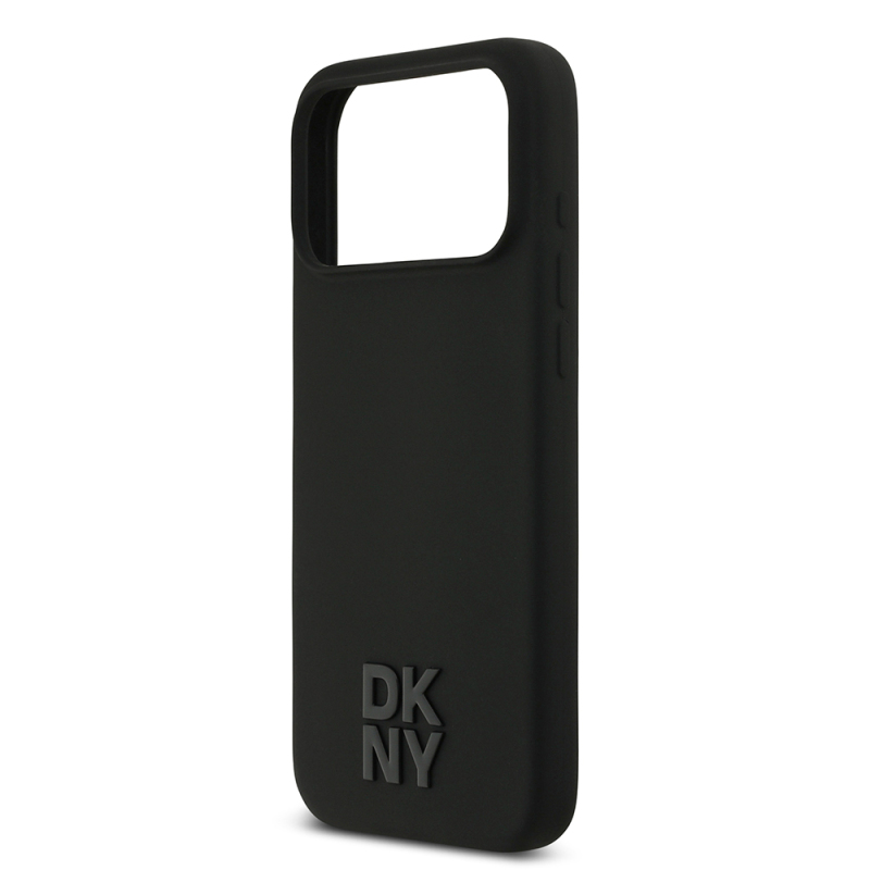 Apple iPhone 17 Pro Max Case DKNY Original Licensed M-Safe Charging Feature Metal Logo Silicone Cover - 15