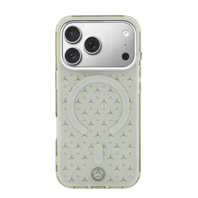 Apple iPhone 17 Pro Max Case – Genuine Licensed Mercedes-Benz – Dual-Layer Star Pattern Design – M-Safe Charging Compatible - 3
