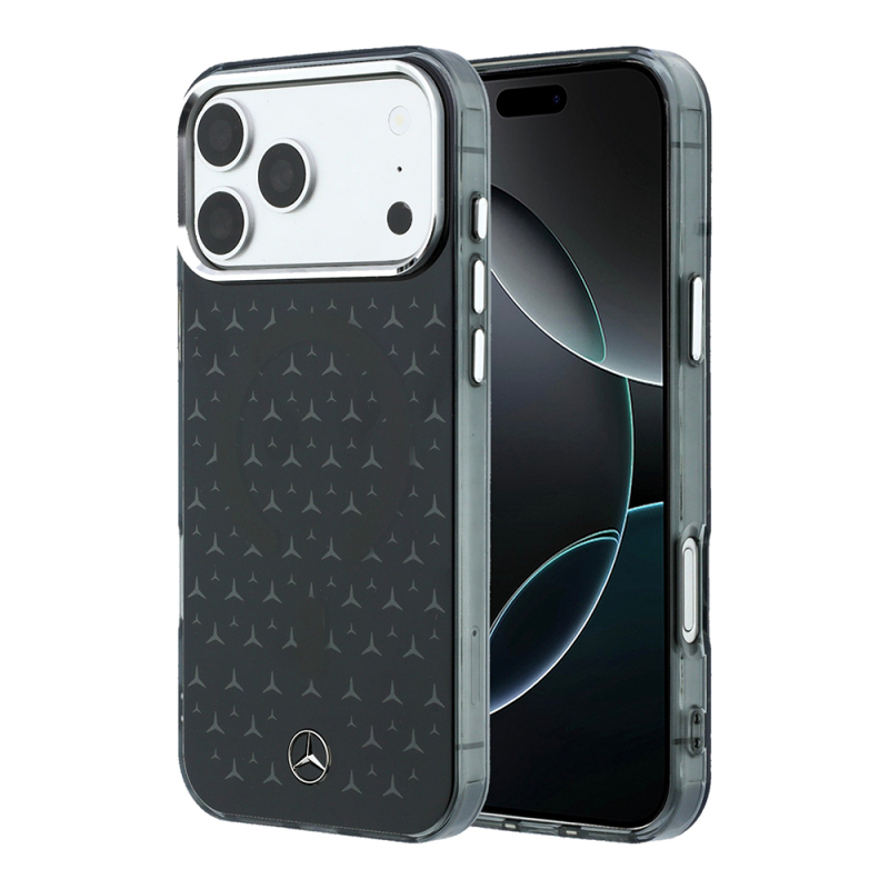 Apple iPhone 17 Pro Max Case – Genuine Licensed Mercedes-Benz – Dual-Layer Star Pattern Design – M-Safe Charging Compatible - 9
