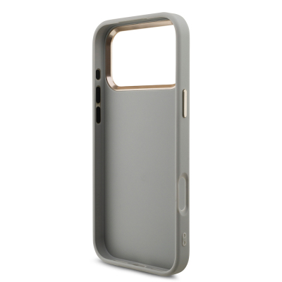 Apple iPhone 17 Pro Max Case Guess Original Licensed 4G Large Metal Camera Frame and Logo Glitter Cover - 18