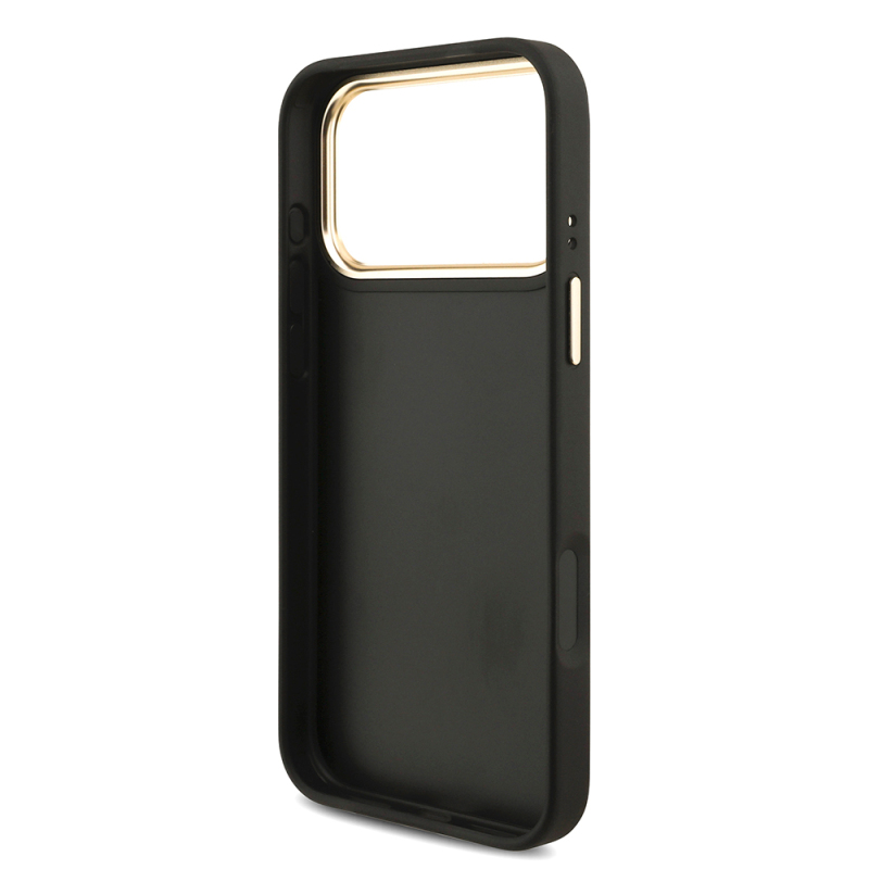 Apple iPhone 17 Pro Max Case Guess Original Licensed 4G Large Metal Logo Thick Strap Cover - 15