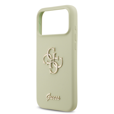 Apple iPhone 17 Pro Max Case Guess Original Licensed Grained Text Logo Cover - 10