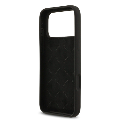 Apple iPhone 17 Pro Max Case Guess Original Licensed Grained Text Logo Cover - 29