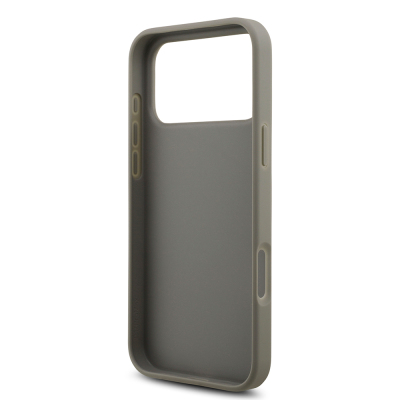 Apple iPhone 17 Pro Max Case Guess Original Licensed Stone Back Triangle Logo Cover - 32