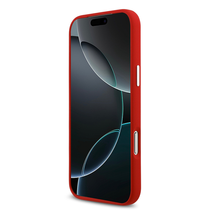 Apple iPhone 17 Pro Max Case Lacoste Original Licensed M-Safe Charging Feature Iconic Logo Metal Camera Frame Silicone Cover - 30