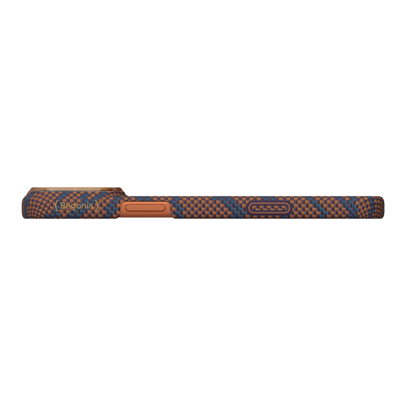 Apple iPhone 17 Pro Max Case M-safe Charging Enabled Aramid Fiber Pitaka Breath of Veins Series Cover - 9