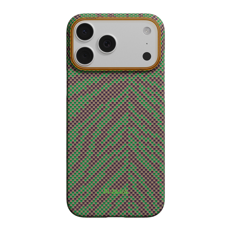 Apple iPhone 17 Pro Max Case M-safe Charging Enabled Aramid Fiber Pitaka Breath of Veins Series Cover - 2