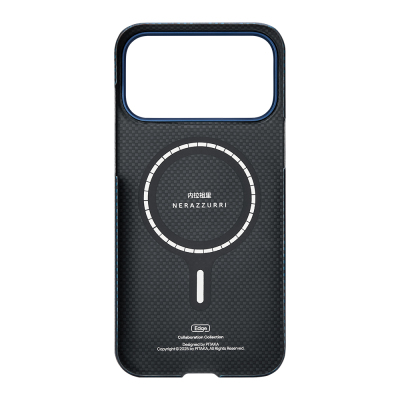 Apple iPhone 17 Pro Max Case M-safe Charging Enabled Aramid Fiber Pitaka Internazionale Milano Series Cover - 3