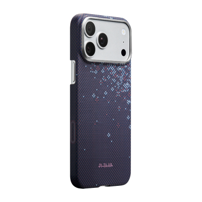 Apple iPhone 17 Pro Max Case M-safe Charging Enabled Aramid Fiber Pitaka Sakura Hours Series Cover - 17