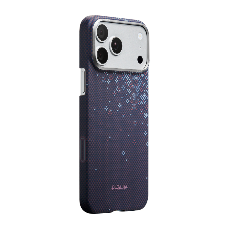 Apple iPhone 17 Pro Max Case M-safe Charging Enabled Aramid Fiber Pitaka Sakura Hours Series Cover - 17