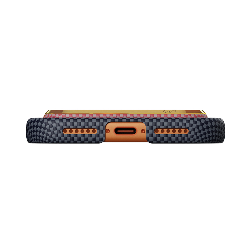 Apple iPhone 17 Pro Max Case M-safe Charging Enabled Aramid Fiber Pitaka Sunset 2.0 California Dream Series Cover - 28