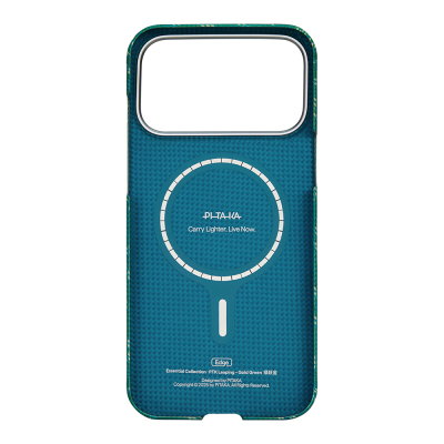 Apple iPhone 17 Pro Max Case M-safe Charging Enabled Aramid Fiber Pitaka Tactile Woven Monogram Series Cover - 8