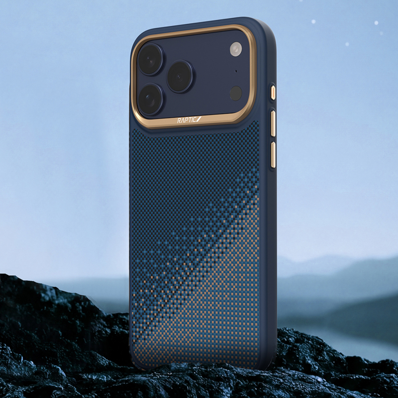 Apple iPhone 17 Pro Max Case M-safe Charging Enabled Raptic Aramid Dual Serenity Series Cover - 3