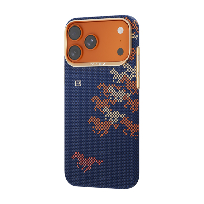 Apple iPhone 17 Pro Max Case M-safe Charging Enabled Raptic Aramid Skin Chivalry Series Cover - 12