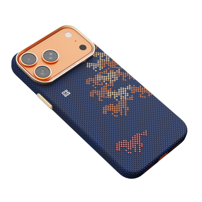 Apple iPhone 17 Pro Max Case M-safe Charging Enabled Raptic Aramid Skin Chivalry Series Cover - 14