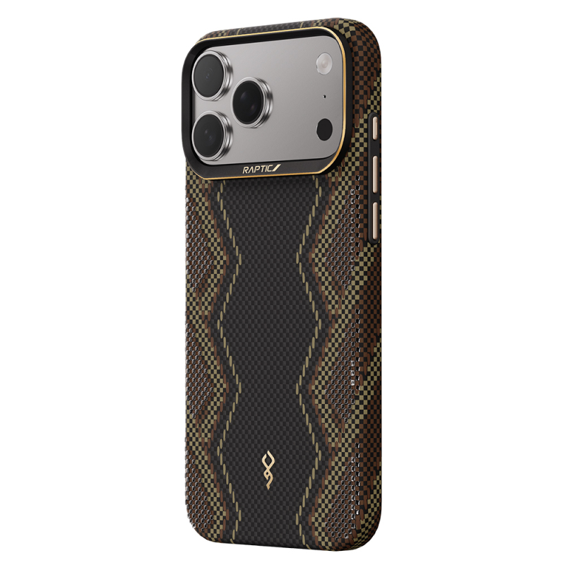 Apple iPhone 17 Pro Max Case M-safe Charging Enabled Raptic Aramid Skin Scepter Series Cover - 4