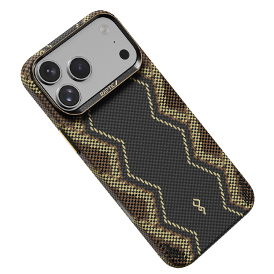 Apple iPhone 17 Pro Max Case M-safe Charging Enabled Raptic Aramid Skin Scepter Series Cover - 6