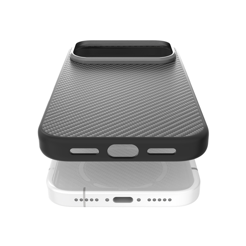 Apple iPhone 17 Pro Max Case M-Safe Charging Feature 600D Metal Camera Frame Raptic Aramid Fiber Series Cover - 8