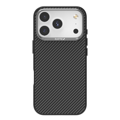 Apple iPhone 17 Pro Max Case M-Safe Charging Feature 600D Metal Camera Frame Raptic Aramid Fiber Series Cover - 2