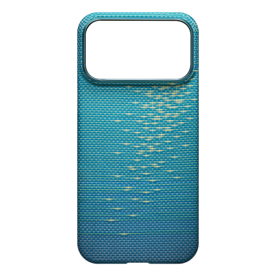 Apple iPhone 17 Pro Max Case M-safe Charging Feature Aramid Fiber Pitaka Glints of Gold Ultra Slim Series Cover - 5