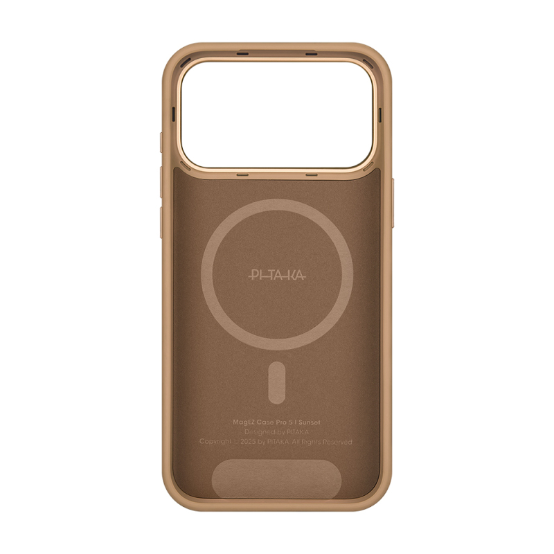 Apple iPhone 17 Pro Max Case M-safe Charging Feature Aramid Fiber Pitaka Military-Grade Sunset-Moonrise Series Cover - 8